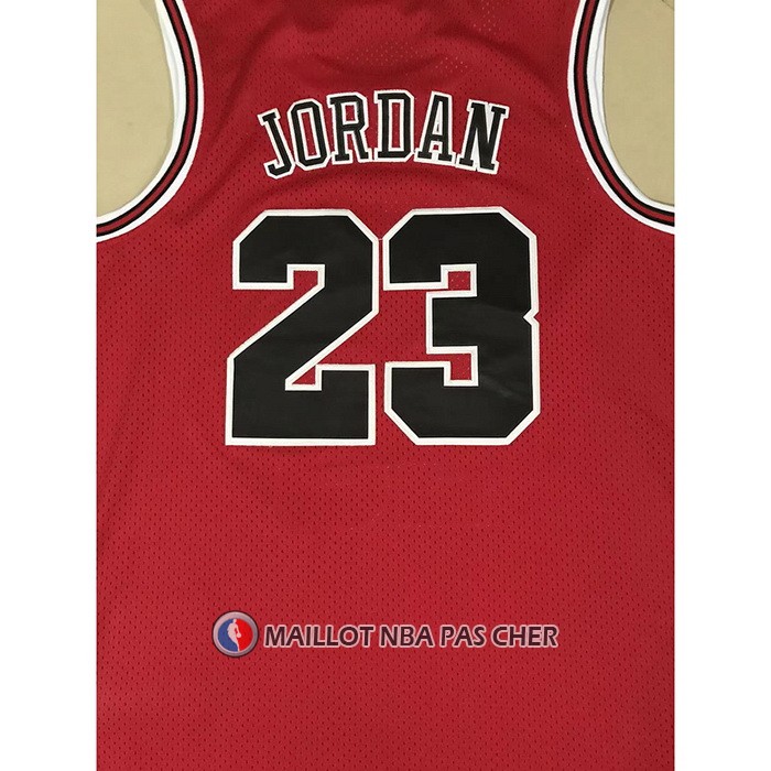 Maillot Chicago Bulls Michael Jordan NO 23 1997-98 NBA Finals Mitchell & Ness Rouge